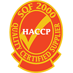 SQF2000 HACCP Certified