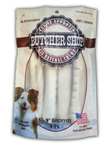 Butcher Shop 8 - 9 in Rawhide Retrievers 4pk