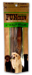6 in Bully Sticks